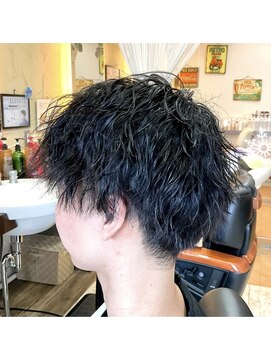 スギモト(Sugimoto) メンズ 2ブロックツイストスパイラルパーマ