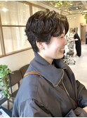 スタイリング簡単！ハンサムパーマ