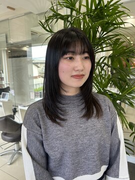 ハピネス 西大寺店(Happiness) レイヤーカット 韓国レイヤー ヨシンモリ 韓国風巻き