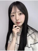 20代 30代 髪質改善×うる艶ブラックスーパーロング
