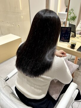 ジーナ 京都河原町(Zina) 縮毛矯正＋サラツヤストレート系/@nakazawa.hair