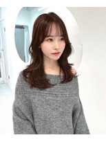 表参道/ブリーチ/縮毛矯正/韓国/髪質改善._.