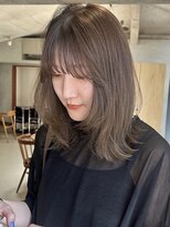 シックス(SIX) NAO オリーブ/ふんわりミディアム/髪質改善/ダブルカラー/表参道