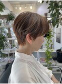 大人可愛いショートボブ