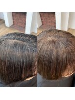 アメリ(Ameri)&nbsp;-Ameri-藤川☆白髪ぼかし【浜町/ショート/ボブ/髪質改善】