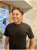 爽やか刈り上げショートスタイル