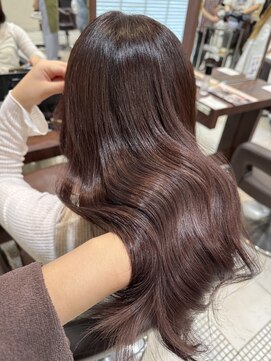 ファブ 千葉店(FaB) 【ブリーチなしワンカラー×ピンクラベンダー】