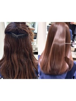 【阪急梅田駅/徒歩1分】高濃度水素ケアによる髪質改善！ダメージレスに仕上がるストレートヘアが手に入る◎