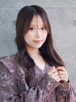 アメリ 武蔵小杉店(Ameri)&nbsp;チェリーブラウン×コテ巻きロング【2】