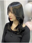 韓国風レイヤー×暗髪