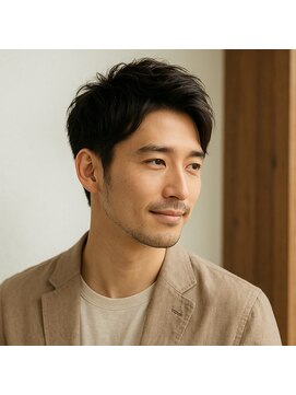 スープレックス ヘアーデザイン(SOUPREX HAIR DESIGN) 大人メンズ柔らかショート　20代 30代 40代 50代 60代　ビジネス