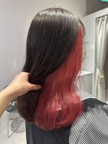 プライズ 成増店(prize)&nbsp;インナーカラービビットレッドボルドーダブルカラー成増