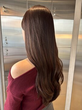 オーガニック リブ 川越(organic+live) ◎オリーブロンググレージュで赤み消し透明感