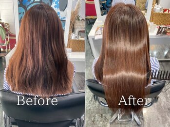 ロマーリ(LOMARLIE)の写真/【岡山/倉敷/くせ毛うねりパサつき乾燥解決】髪質改善ストレート/縮毛矯正/髪質改善トリートメント