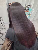 トッカ 茨木(tocca)&nbsp;【美髪矯正×髪質改善カラー×髪質改善TR】艶々ボルドーカラー★