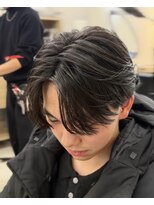 ヘアメイク アリープ(HAIR MAKE ALEAP) 岡山/フェザーパーマ/センターパート