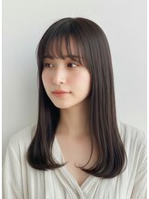 デイジー(Daisy)&nbsp;髪質改善トリートメント×小顔カット艶髪セミロング20代30代