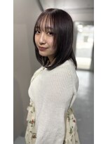 サロンティティ(salon titi) ピンクブラウンカラー×フェイスレイヤー