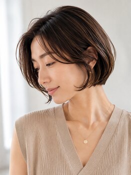 アッシュ 白楽店(Ash)の写真/技術の差が出るショートカット！ショートもボブも、前髪・襟足にもこだわってカットします◎