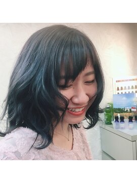 エスエムアールツー(SMR2) ☆透き通った紫に仕上がる外国人風Wカラー☆