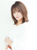 大人シースルーバングロブ［髪質改善/池袋&目白&大塚］