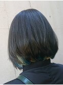 インナー バイカラー×グラデーションボブ