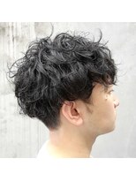 ジェナ(Jena)&nbsp;メンズスパイラルパーマ×ショートマッシュ