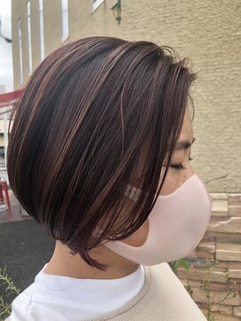 コレットヘア(Colette hair) オトナショートボブ×ピンクカラー