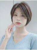 前髪長め大人ショートボブ20代30代40代【AIN.表参道】川原大地