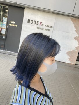 モードケイズ 阿倍野店(MODE K’s) ブルーハイライトカラー
