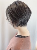 黒髪ショート/大人ショートボブ/30代40代50代髪型