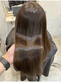 髪質改善＊マロンベージュ＊20代30代＊ミニウルフ【Zina銀座】