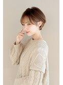 【小鳥居】大人可愛い艶カラーショートボブ30代40代50代