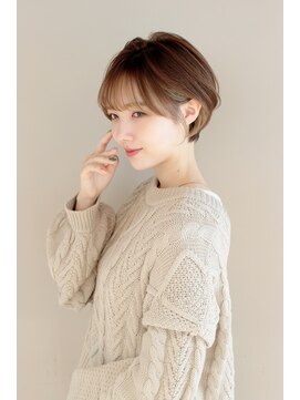 アフロート ギンザ(AFLOAT GINZA) 【小鳥居】大人可愛い艶カラーショートボブ30代40代50代