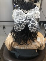 アプシー 三田駅前店(Apsee)&nbsp;ハーフアップ/ビックリボンアレンジ