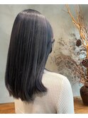 ナチュラルストレート[グレージュアッシュ]◎20代30代40代