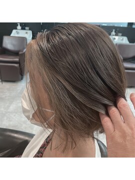 アフィックス ヘア 水天宮前店(affix hair) フェイスフレミングカラー×レイヤーボブ