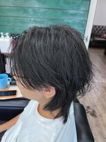 ワンバイワン(ONE BY ONE)&nbsp;ハイライト、インディゴ、ウルフカット