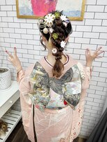 リール(THE RIRE.)&nbsp;＊THE  RIRE. 成人式×編みおろしアレンジ＊