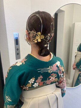 ボタン ハカタ(VOTAN hakata) 【ろみおstyle】卒業式着付けヘアセット☆