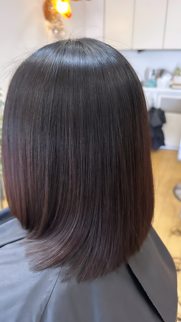 髪質改善シナジー縮毛矯正：L180207080｜レッド(RED)のヘアスタイル