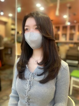 エン 仙台(en) ざくざくレイヤー/systemトリートメント/オリーブベージュ