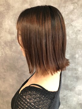 ランダ(LANDA.) ◎くびレイヤーエモージュ小顔外ハネボブ