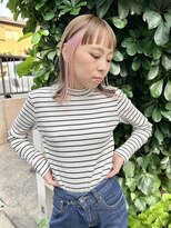 チュダック(ChuDuck)&nbsp;韓国風《インナーピンク》ブリーチ/ケアブリーチ/ダブルカラー