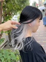 イエナ 渋谷(IENA)&nbsp;インナーカラー ホワイトシルバー