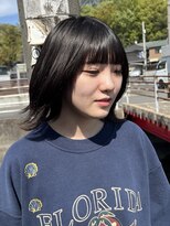 ヘアショップ ホップエム(HAIR SHOP HOP M)&nbsp;ウルフカット/ウルフ女子/顔周り