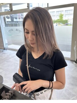 ウル 岡山駅店(ULu.) 髪質改善ハイトーンバレイヤージュハイライトブリーチ岡山倉敷