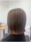 切りっぱなしボブ