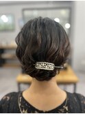 【WAVY hair set】ボブでもフルアップ