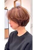 40代50代60代ふんわり大人ショートボブ